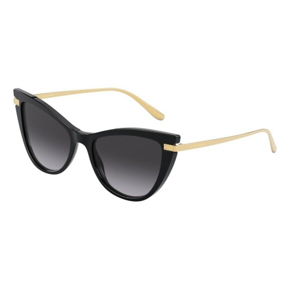 NEW DOLCE & GABBANA DG 4381 501/8G BLACK GOLD AUTHENTIC FRAMES SUNGLASSES 54-18 - Picture 1 of 7